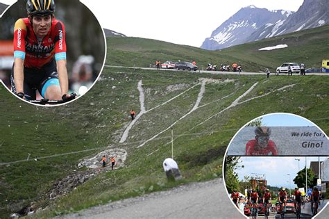 Swiss cyclist Gino Mäder dies after falling down a ravine in the Tour de Suisse